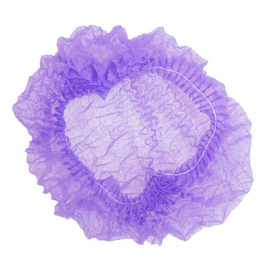 Медицинская шапочка Шарлотта фиолетовая СПЗ 100 шт. фото 1